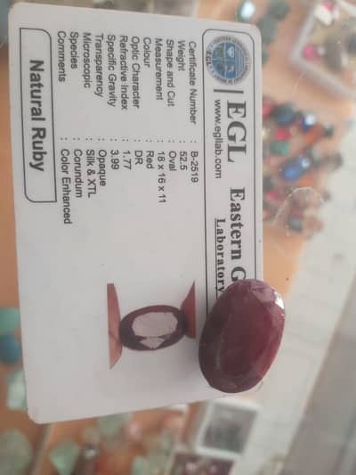 Ruby corundum Yaqoot hobbies