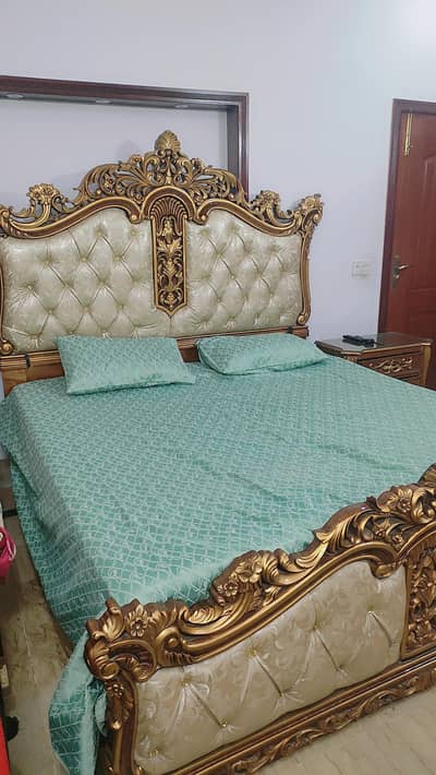 real chinioti furniture for sale. . . bed set. . and sofa set available. .