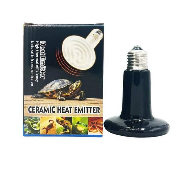 100W Ceramic Heat Emitter Lamp for Reptiles & Pets