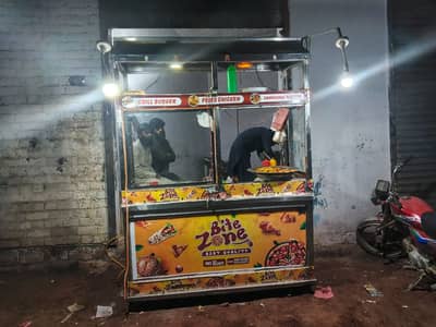 shawarma counter+Hot Plate