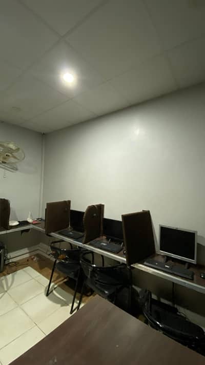 SEMI FURNISHED COMMERCIAL OFFICE FOR RENT GULSHAN-E-IQBAL BLOCK 13B