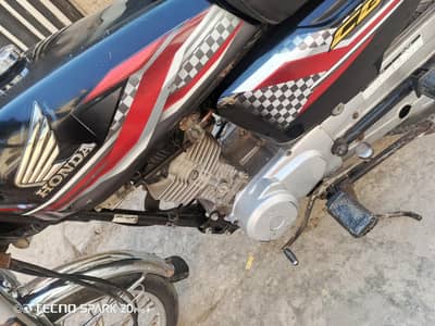 Honda CG 125 24 model advance Hyderabad number