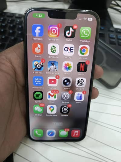 I phone 13 pro PTA Approved 256gb Green