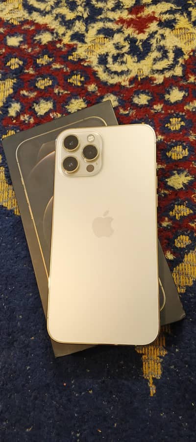 Iphone 12 Pro Max 256GB Gold PTA official approved dual physical sims
