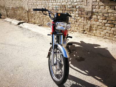 HONDA CG 125 2023 MODEL QUETTA NUMBER