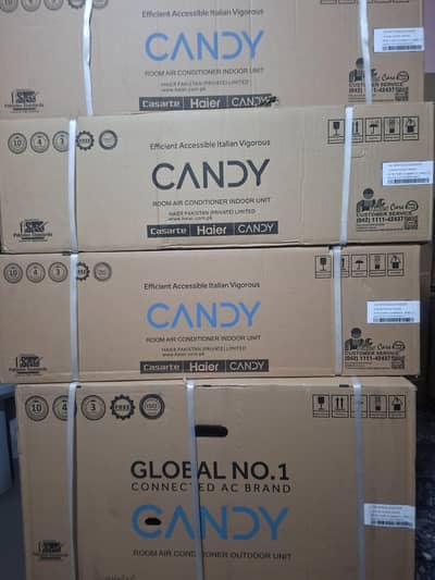 Candy by Haier 1 Ton and 1.5 Ton DC Inverter Heat and Cool AC Stock