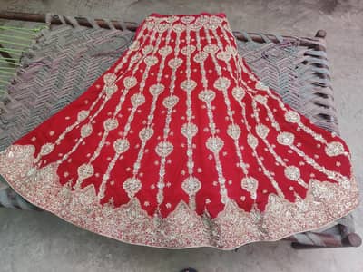 untouch Red Bridal Lehenga with Complete set