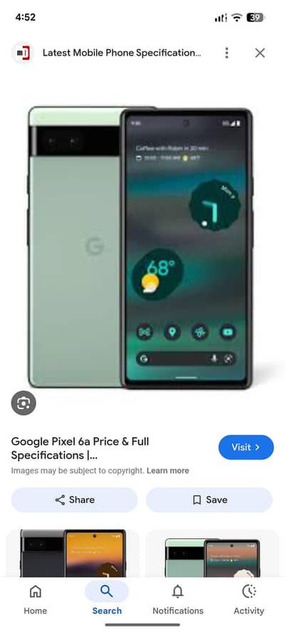 Google pixel 6a