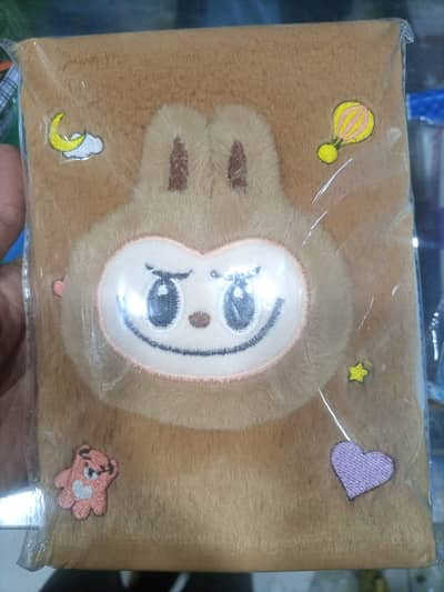 Labubu Cartoon Fur Diary - A5 Size