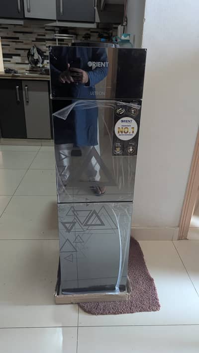 Orient Ultron Black Glass door Water Dispenser - 3 Taps Triangle