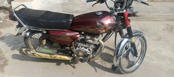 Honda CG125 2021 Registered Faisalabad Good Condition