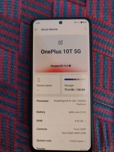oneplus 10t like brand new non pta 8/128