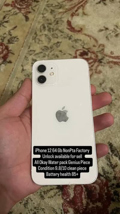 Iphone 12 64 Gb non pta  FU