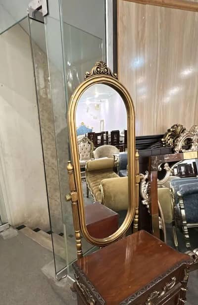 Chinioti Wooden Standing Selfie mirror