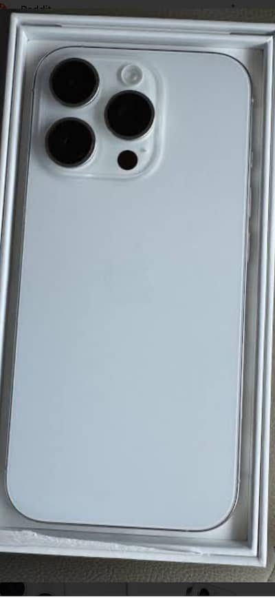 Iphone 16 pro max non pt. a white color 256/gb