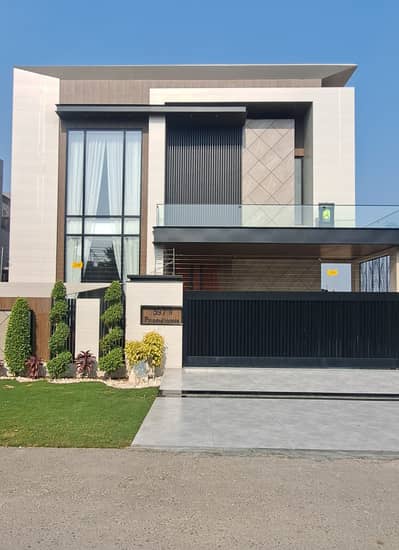 One Kanal Brand New Luxury Ultra-Modern Design Most Beautiful Bungalow 2 Servant Quarter In Basement For Sale At Prime Location Of DHA Lahore Near To Park Masjid & DHA Raya Fairways Commercial.