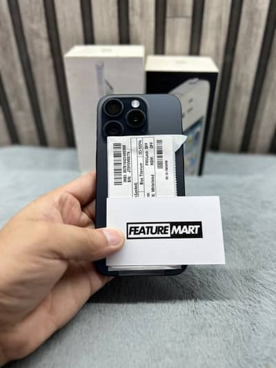 15 Pro JV | 256GB | 11 Months Warranty | 0 Cycle | Blue | iPhone