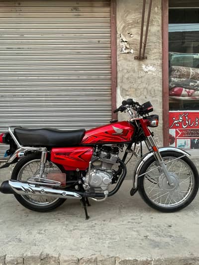 Honda CG 125- Excellent Condition|Year 2025|Call + 0301-1318773