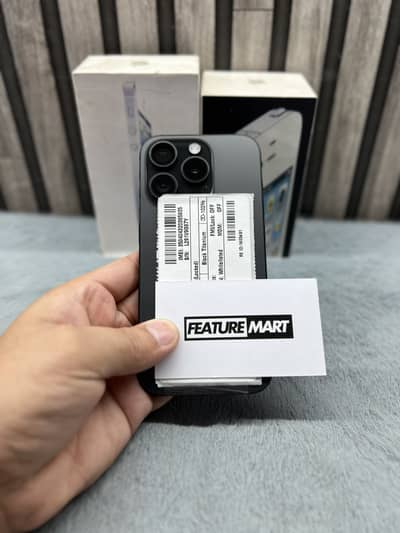 15 Pro JV | 128GB | 9 Months Warranty | Black | iPhone