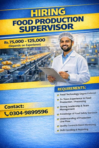 Food Production Supervisor