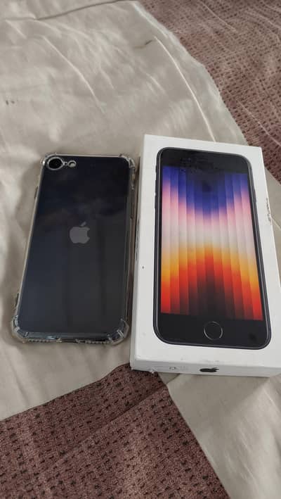 iPhone SE 2022 with box 3gen non pta JV 64gb