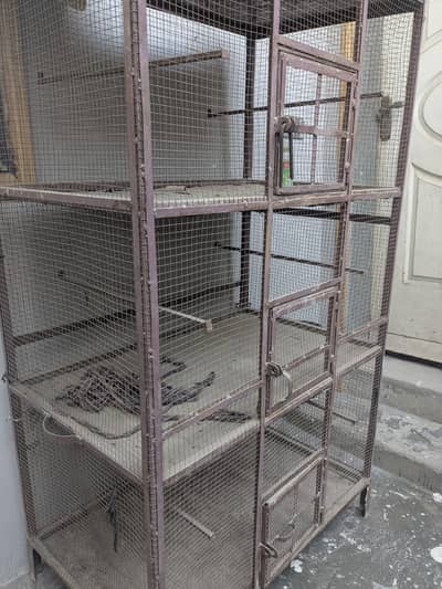 Cage | Iron cage | Cage for birds | Cage for pet | Parrots| heavy cage