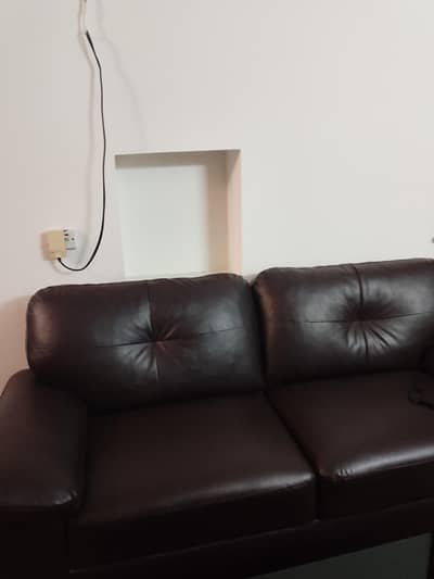 leather sofa