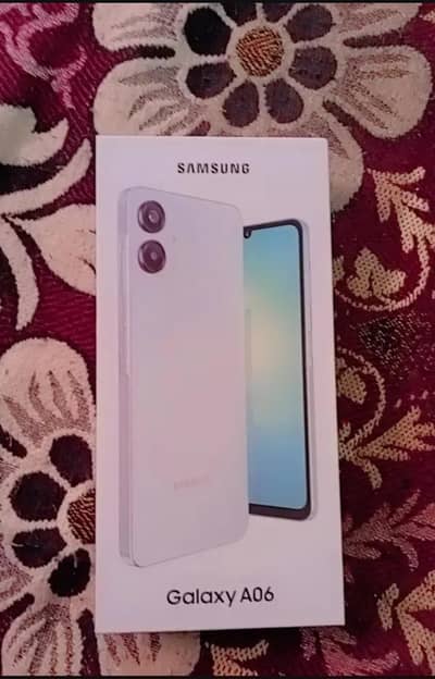 Samsung A06 ram 6 rom 128 ok sat ha 10 by 10 ha 03103547359