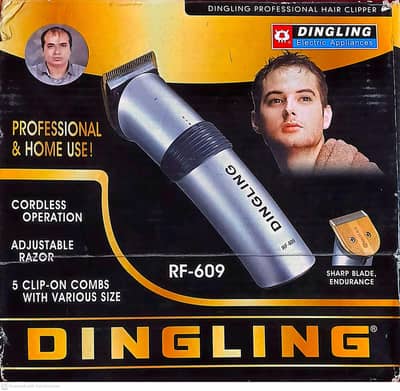 Original DINGLING rechargeable hair trimmer