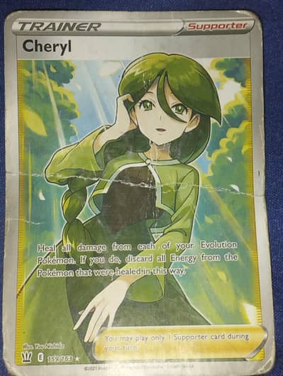 Pokémon trainer card (Cheryl)