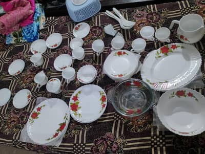 Marble Dinner Set | 72 pcs for 8 Person Serving