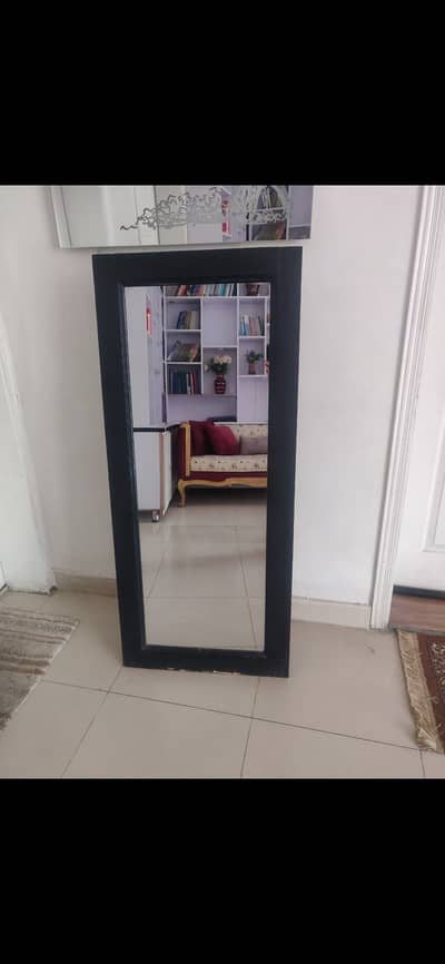 Mirror with black border