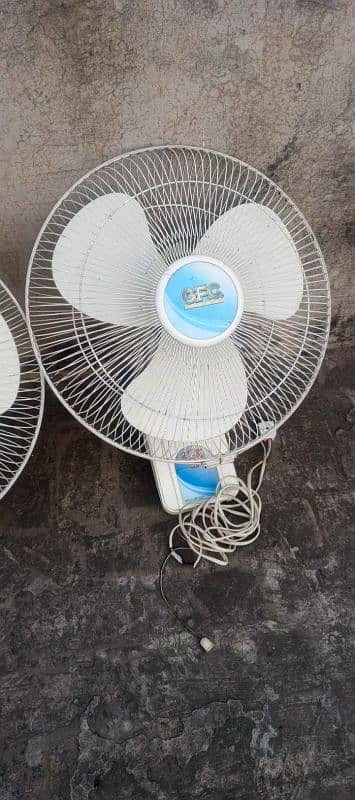 GFC wall fan  Condition  10/10 Location  lahore mughalpura