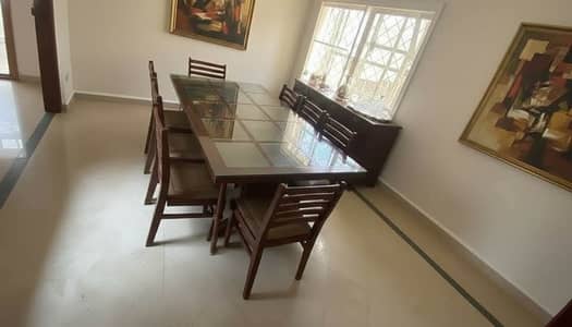 Sheesham wood 8 chair dining table