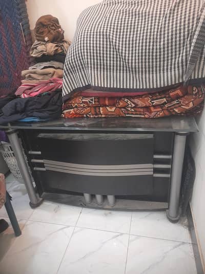 Wood and glass office and home table