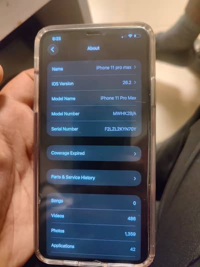 iphone 11 pro max 256Gb PTA
