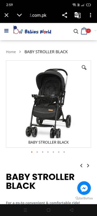 important ful blck color pram for sell
