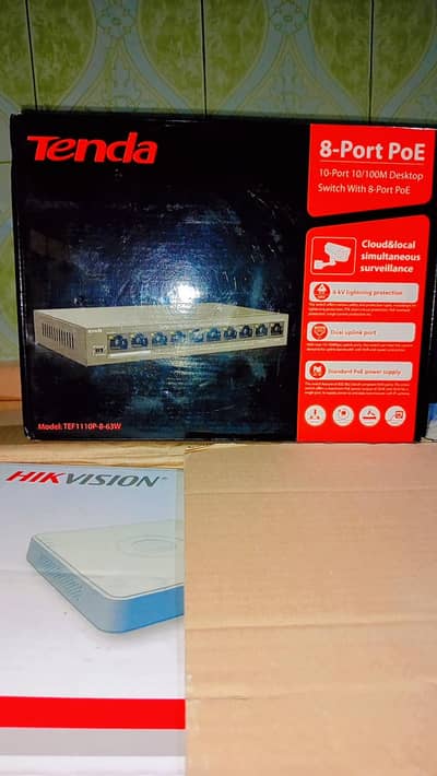Tenda 8 Port Poe Switch