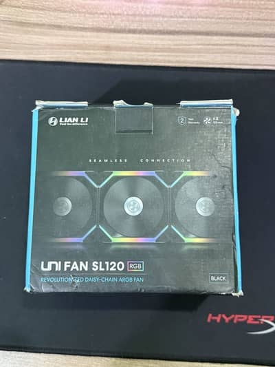 Lian Li Uni SL Fans 120mm (2 fans & all accessories included)