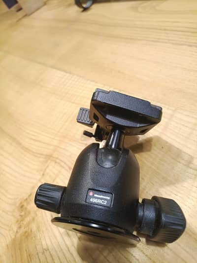 Compact Ball Tripod Head with RC2 Quick Release Plate 496RC2