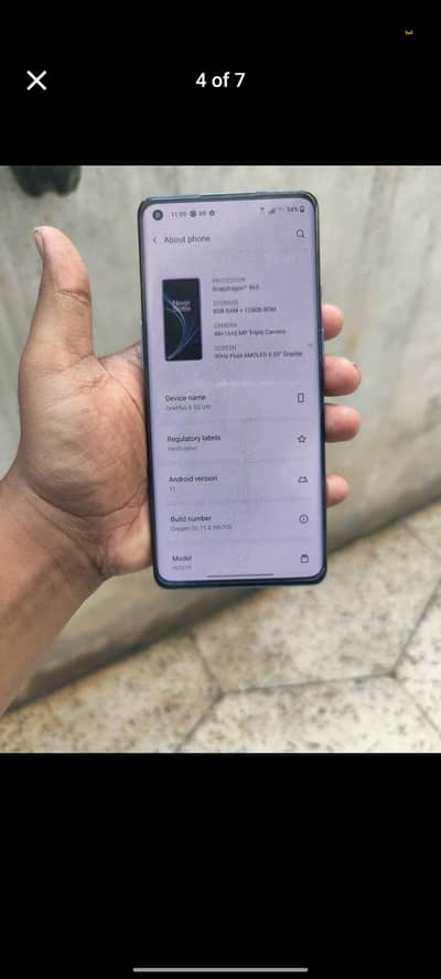 OnePlus 8 5g 8/128 single sim