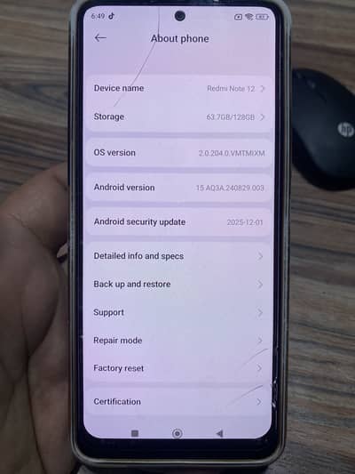 Xiaomi Redmi Note 12