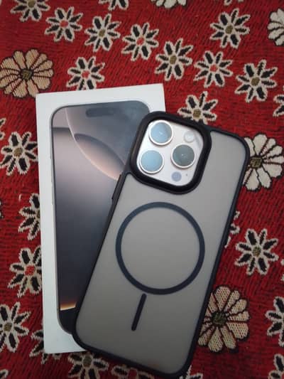 iphone 16pro jv health 96 cycle 272 with box condition 10 by10 Rs:190k