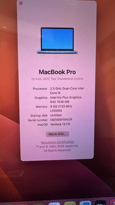 Macbook Pro 2017