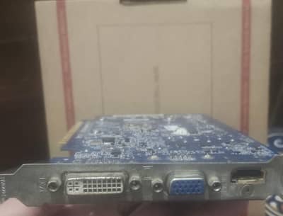 graphic card 2gb and ram 4 gp DDR3 and one laptop ram 4 gb