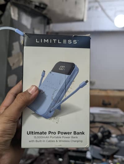 limitless Company power bank Complete 15000mAh wireless charging 2clrs