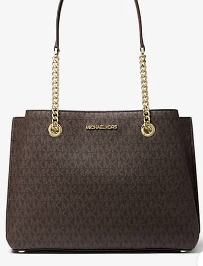 Michael Kors Teagan Large Pebbled Leather Shoulder Bag