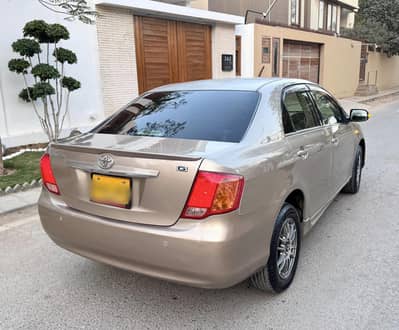 Toyota Axio G 2007 registered 2011 automatic 1.5 Push start 2 wheel