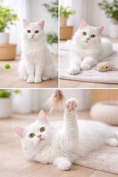 Persian female cat 2 year age