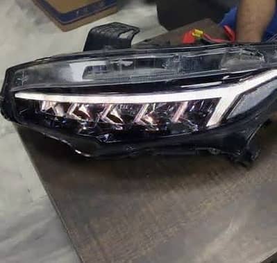 Civic x audi style head lamps 4 months used